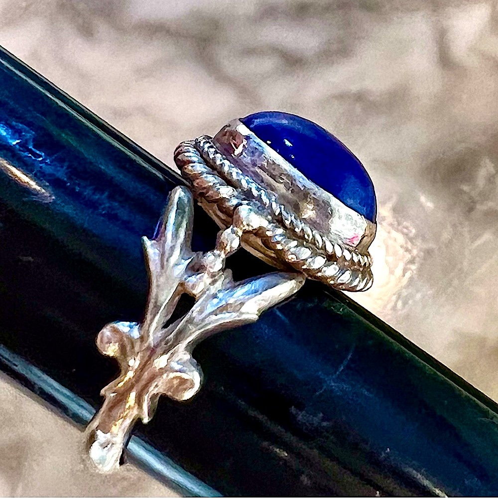 Vintage Handmade Ring Solid 925 Sterling Silver size 8! Good condition! - Picture 6 of 16